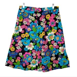 Floral Spring Summer Hippie Fesitval HandmadeVintage 60's Vibes Skirt Size 29 S